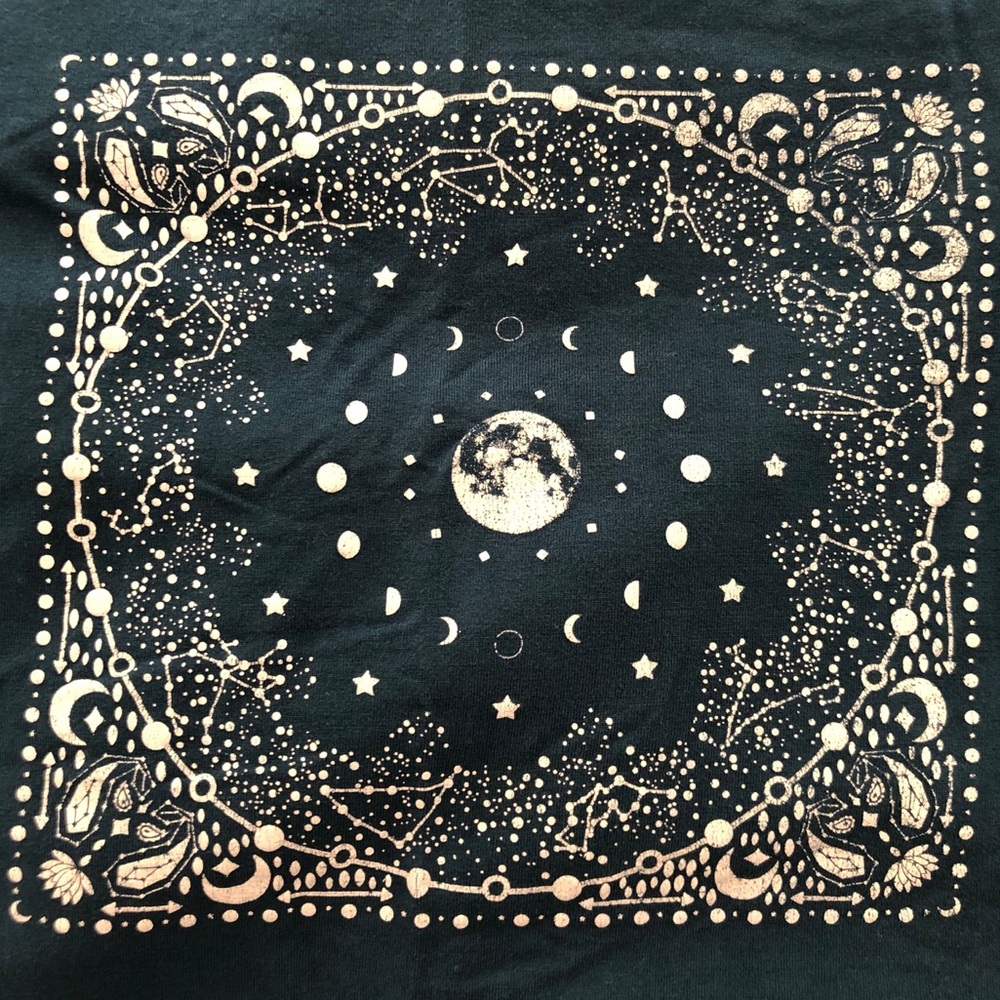 Moon Phase Constellation T-shirt - Picture 2 of 3